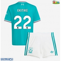 Liverpool Hugo Ekitike #22 Tredjedraktsett Barn 2025-26 Kortermet (+ Korte bukser)
